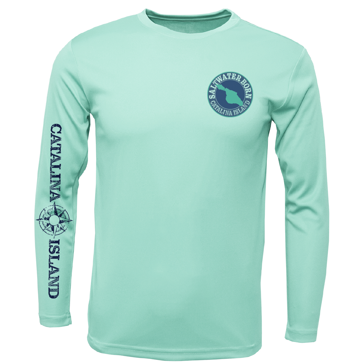 Catalina Island Tuna Long Sleeve UPF 50+ Dry-Fit Shirt