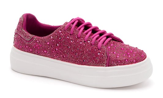 Hey Girl by Corky's Bedazzle Tennis Shoe
