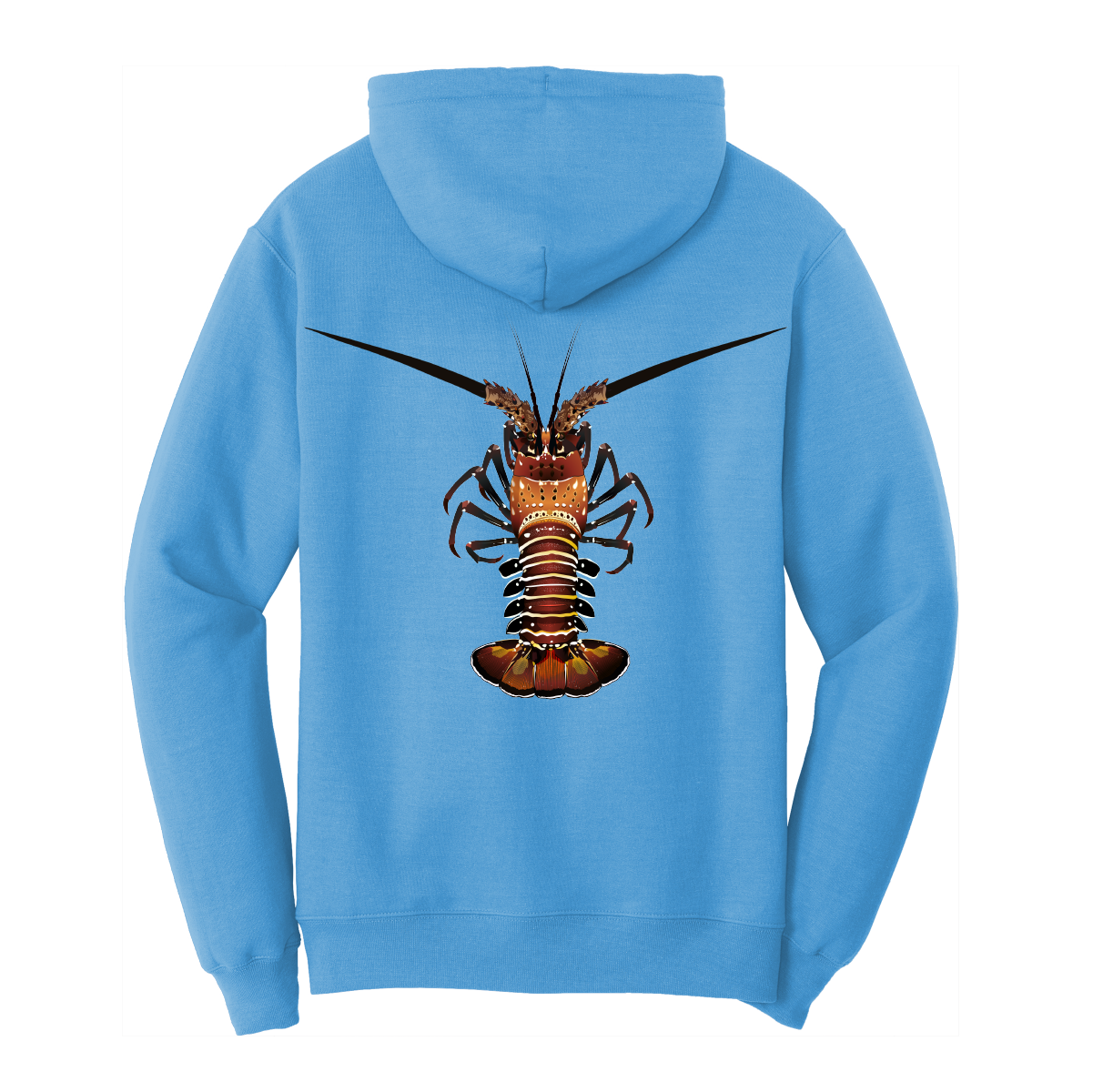 Florida Keys Realistic Lobster Cotton Hoodie