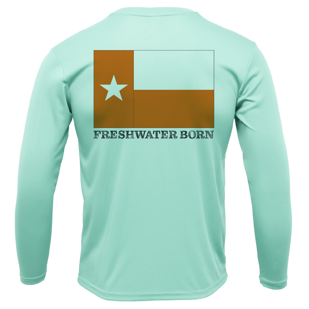 Austin Freshwater Born Men's Long Sleeve UPF 50+ Dry-Fit Shirt