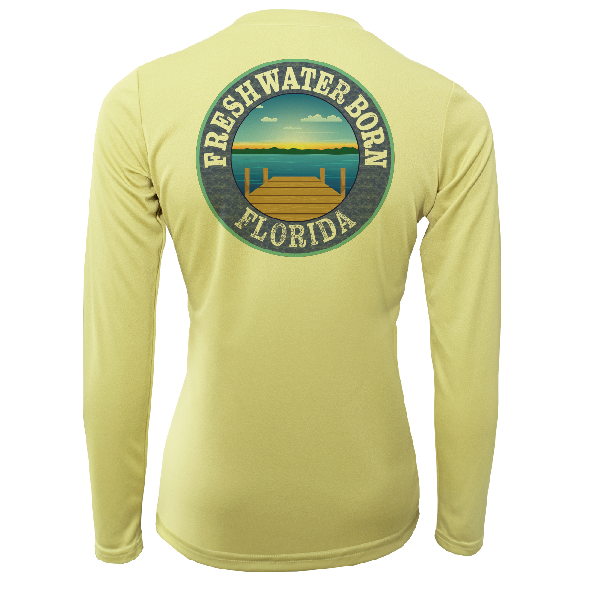 State of Florida Freshwater Born Women's Long Sleeve UPF 50+ Dry-Fit Shirt