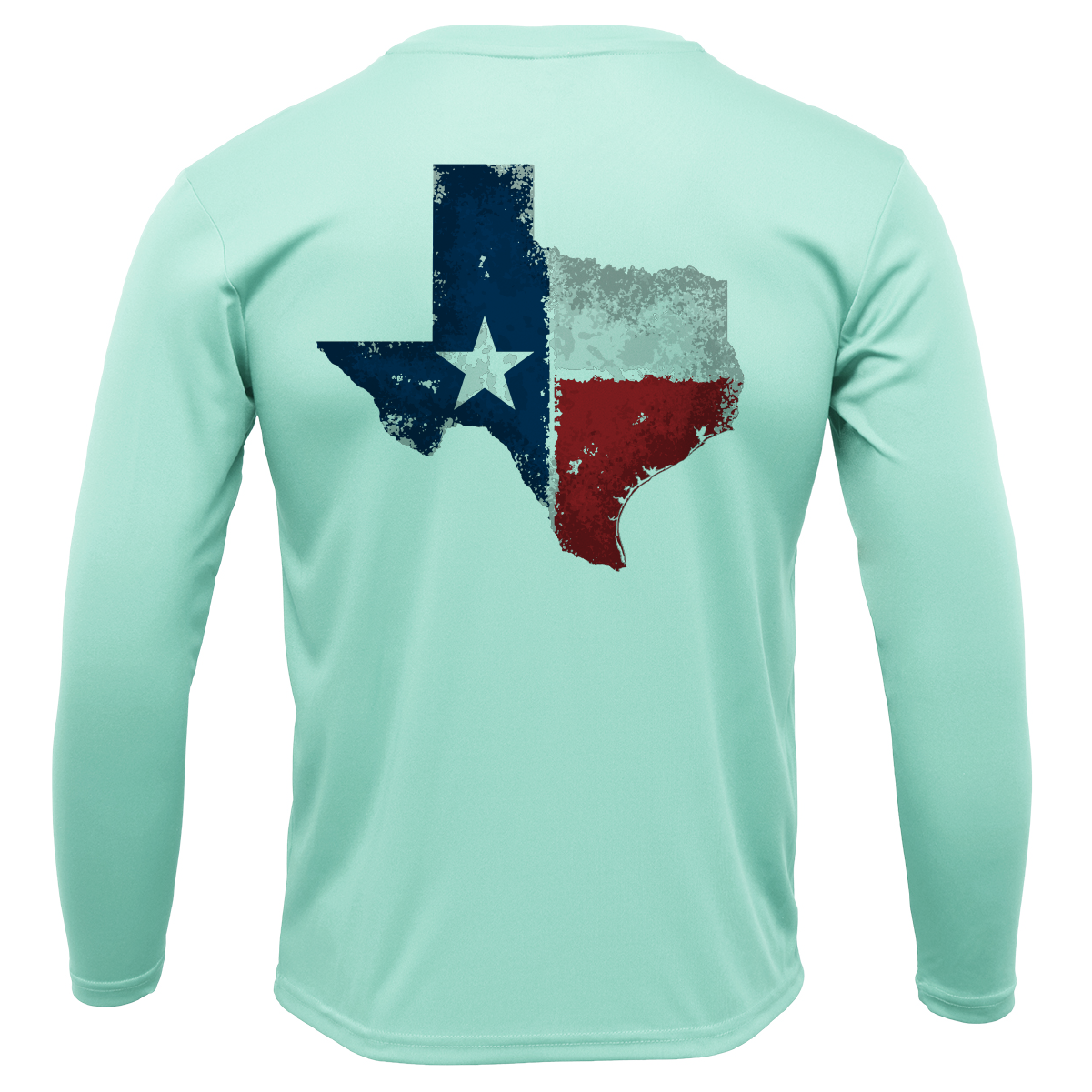 State of Texas Freshwater Born Men's Long Sleeve UPF 50+ Dry-Fit Shirt