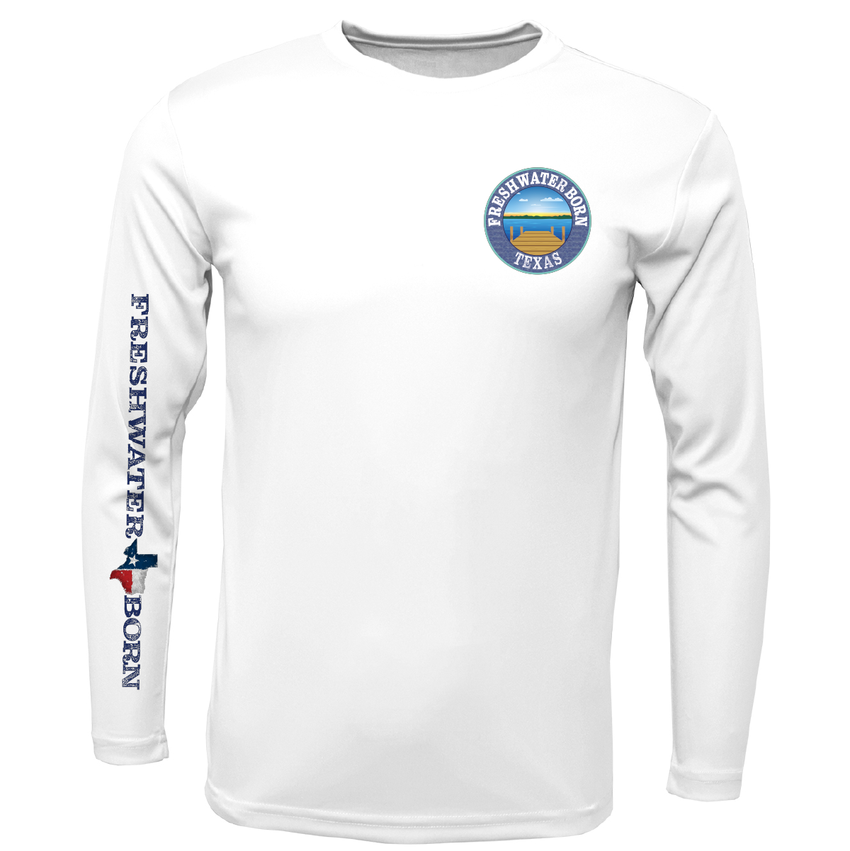 Austin Freshwater Born Girl's Long Sleeve UPF 50+ Dry-Fit Shirt