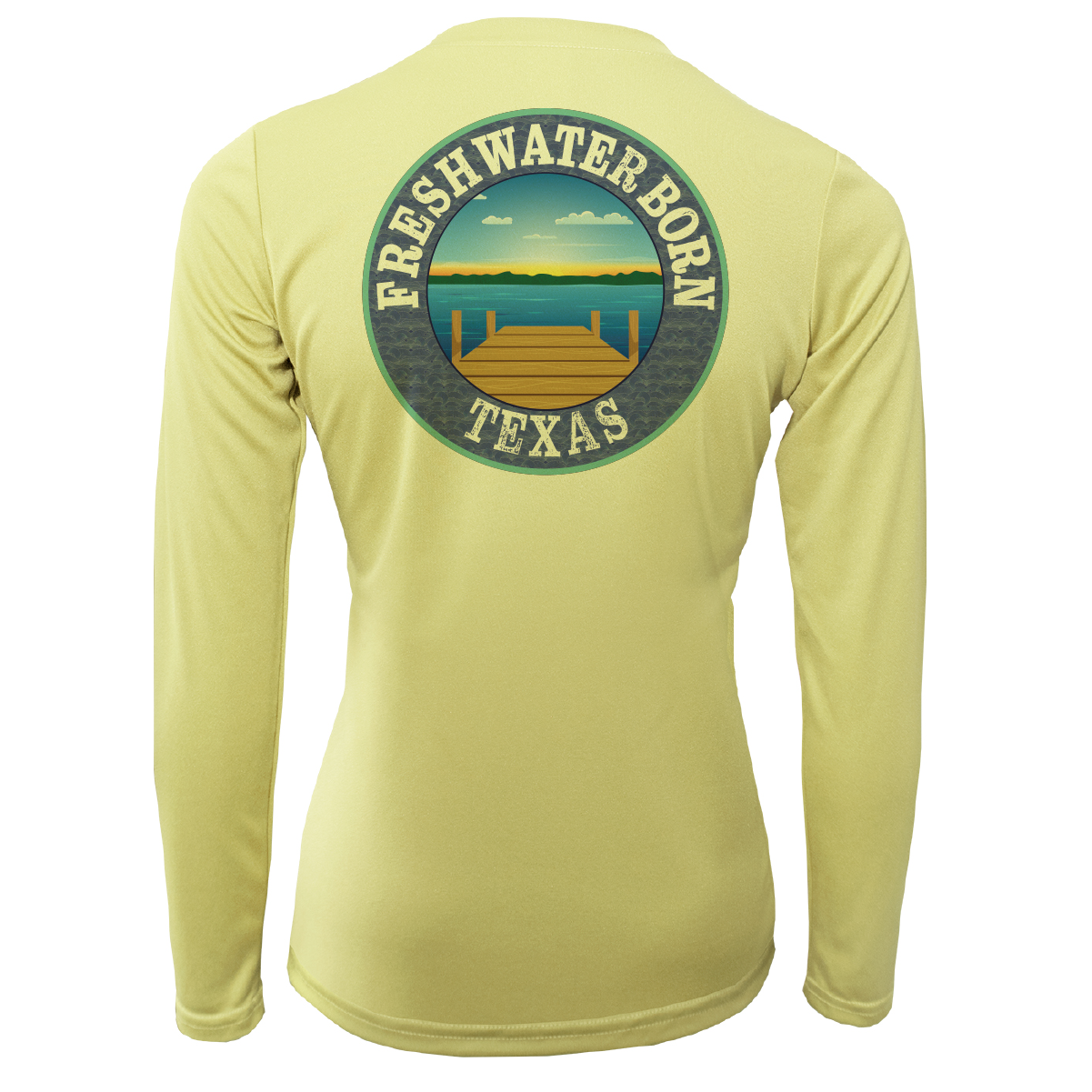 Texas "Life is Better at the Lake" Women's Long Sleeve UPF 50+ Dry-Fit Shirt