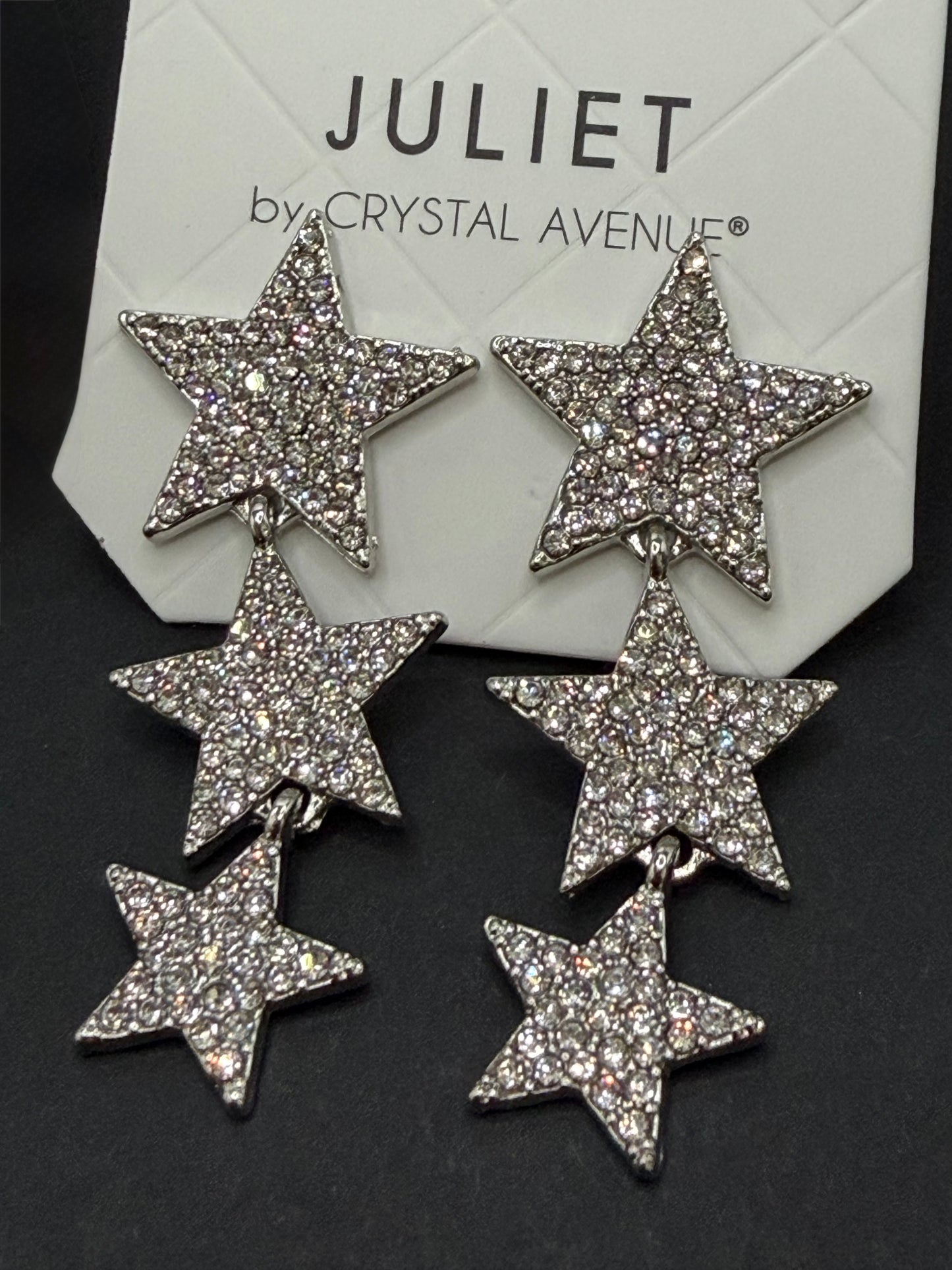 Juliet by Crystal Avenue Star Drop Eartings