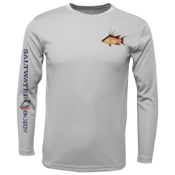 Clean Hogfish Long Sleeve UPF 50+ Dry-Fit Shirt