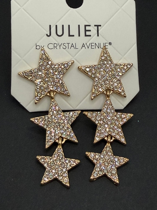 Juliet by Crystal Avenue Star Drop Eartings
