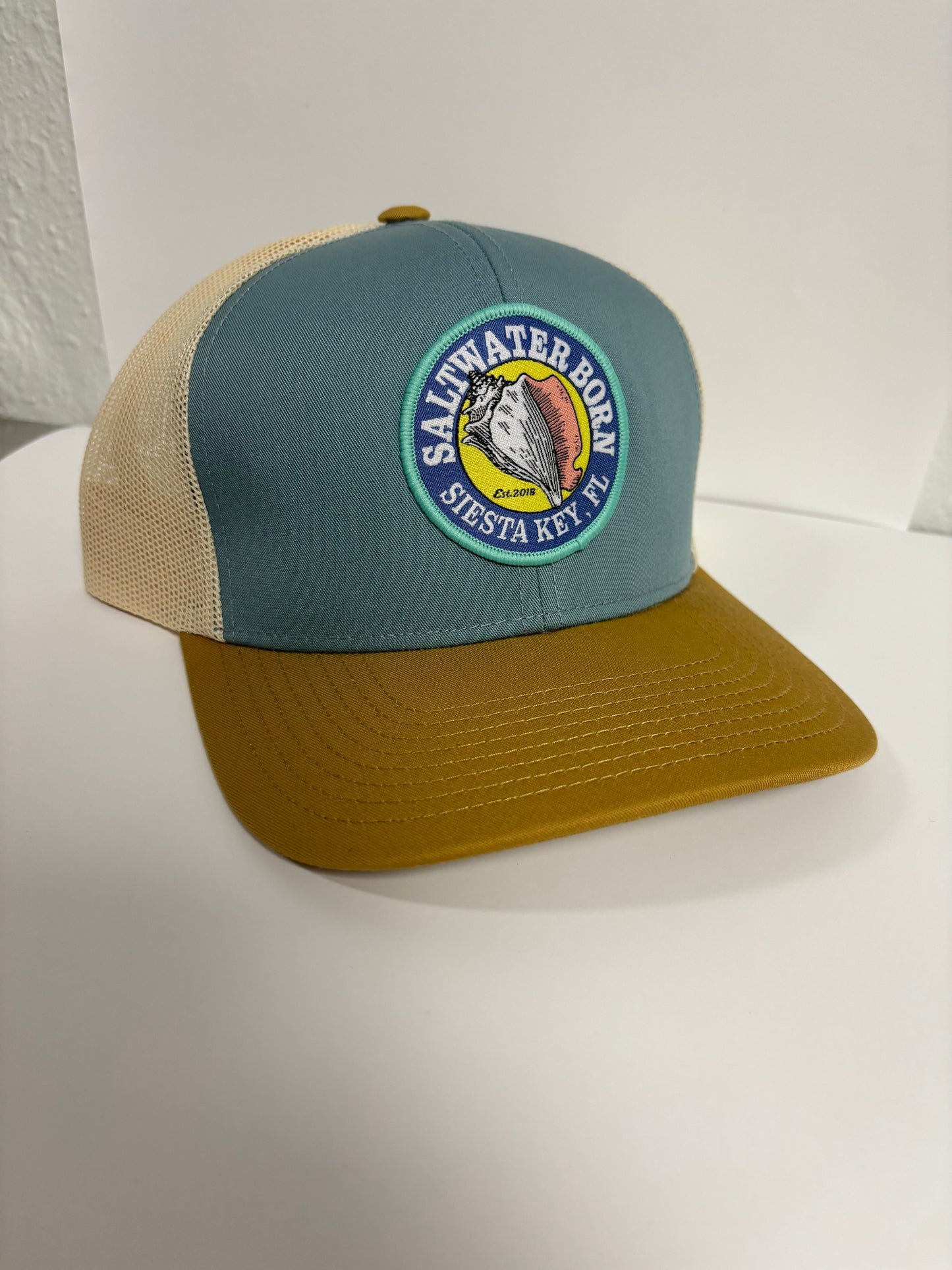Siesta Key, FL Structured Mesh Trucker Hat