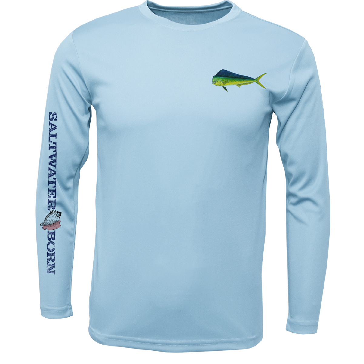 SK Mahi on Chest Long Sleeve UPF 50+ Dry-Fit Shirt
