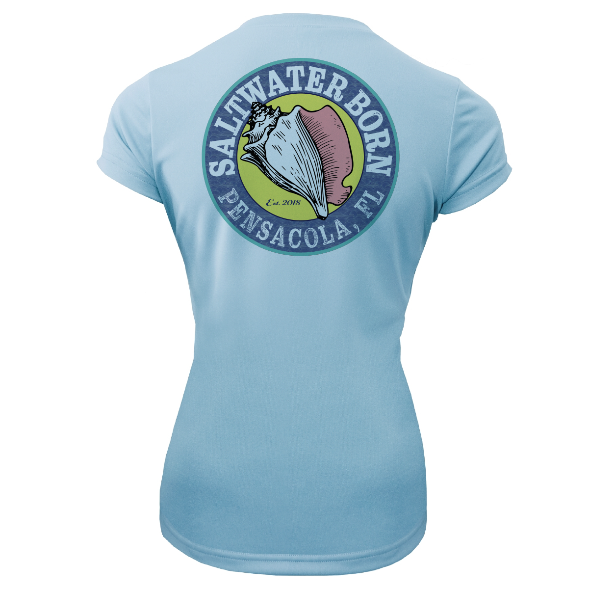 Pensacola, FL "Life Is Better At The Beach" Turtle Women's Short Sleeve UPF 50+ Dry-Fit Shirt