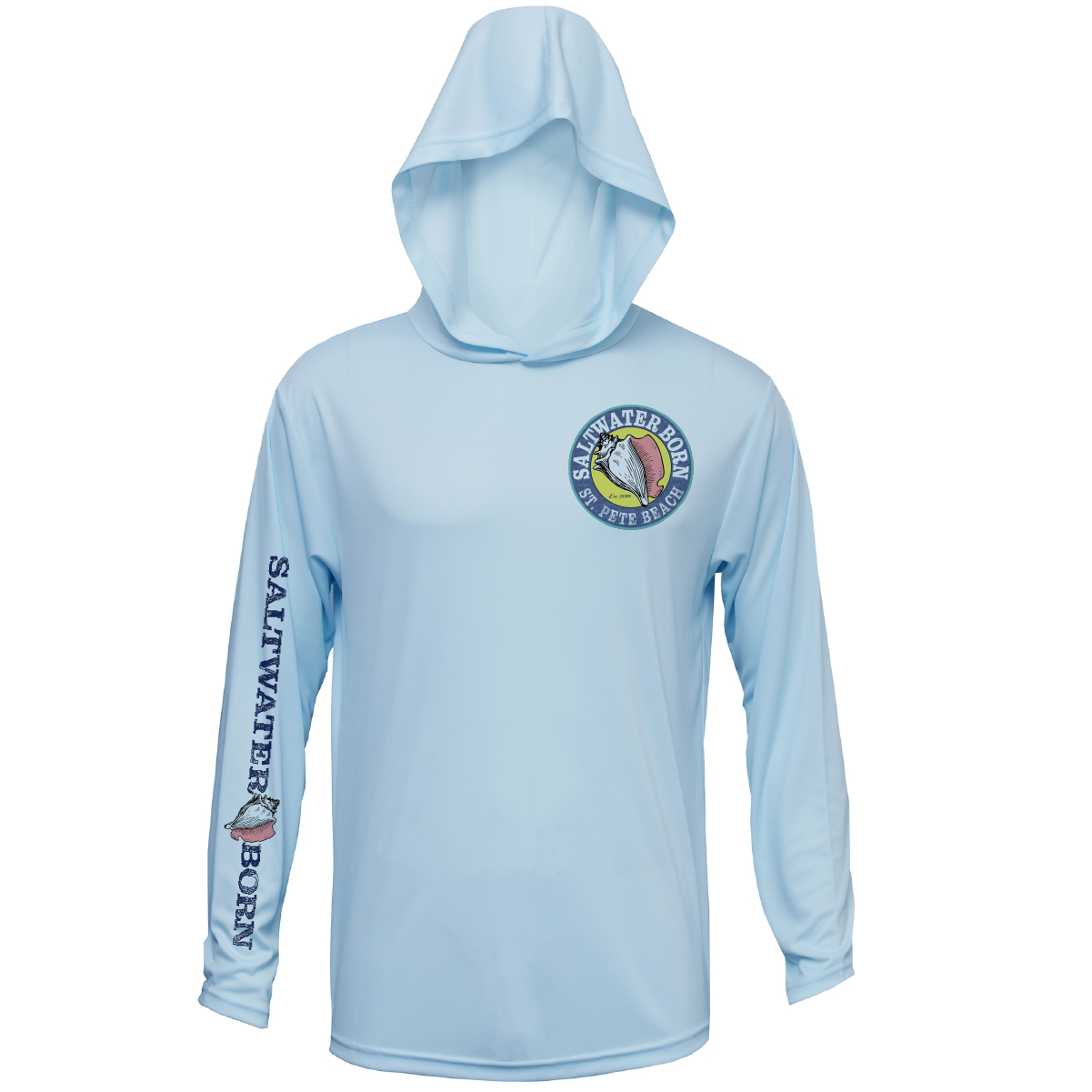 St. Pete Beach, FL Blue Marlin Long Sleeve UPF 50+ Dry-Fit Hoodie