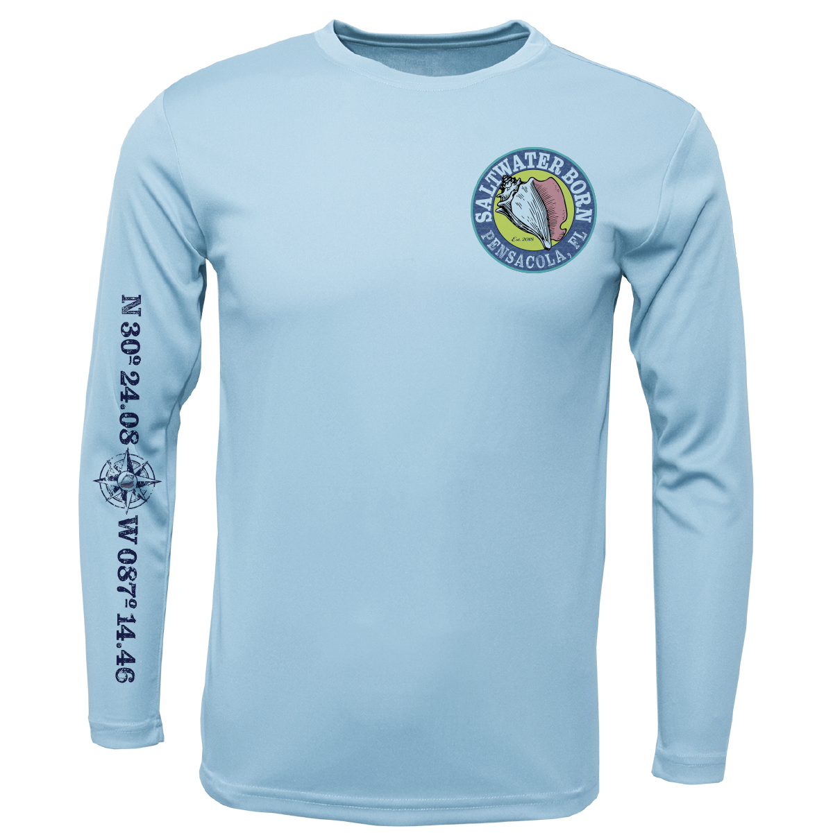Pensacola, FL Kraken Long Sleeve UPF 50+ Dry-Fit Shirt