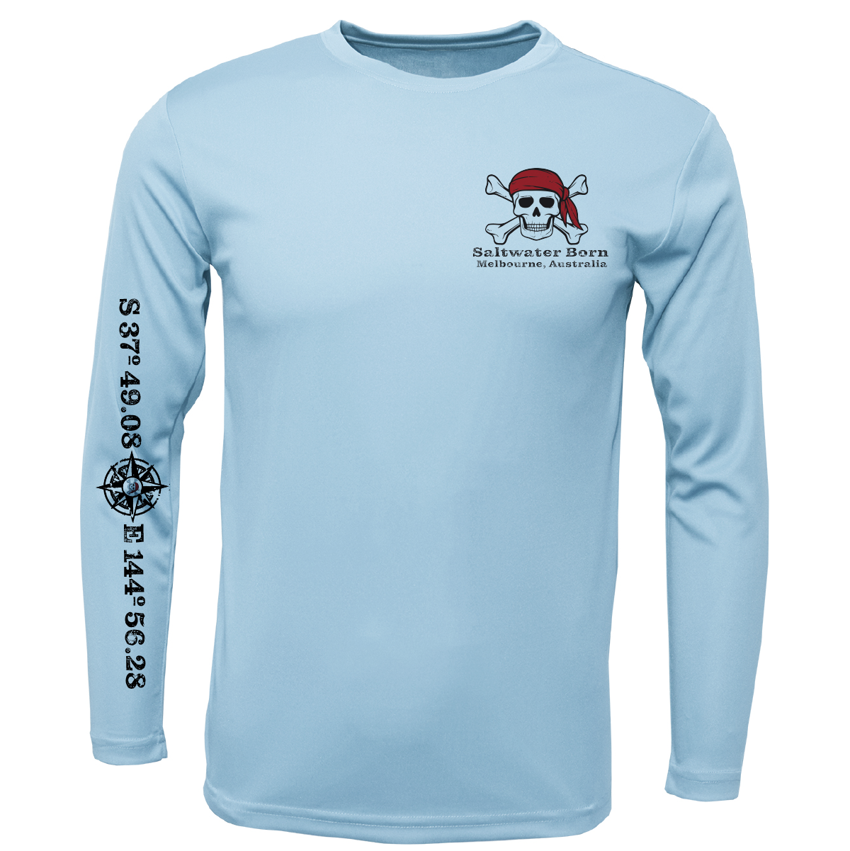Melbourne, Australia "All for Rum and Rum For All" Long Sleeve UPF 50+ Dry-Fit Shirt