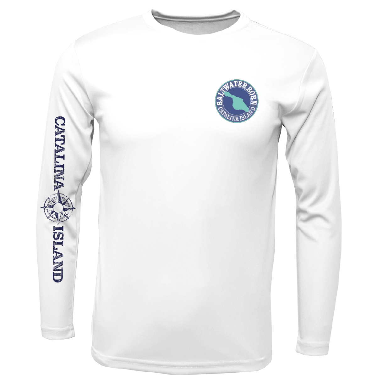 Catalina Island Tuna Long Sleeve UPF 50+ Dry-Fit Shirt