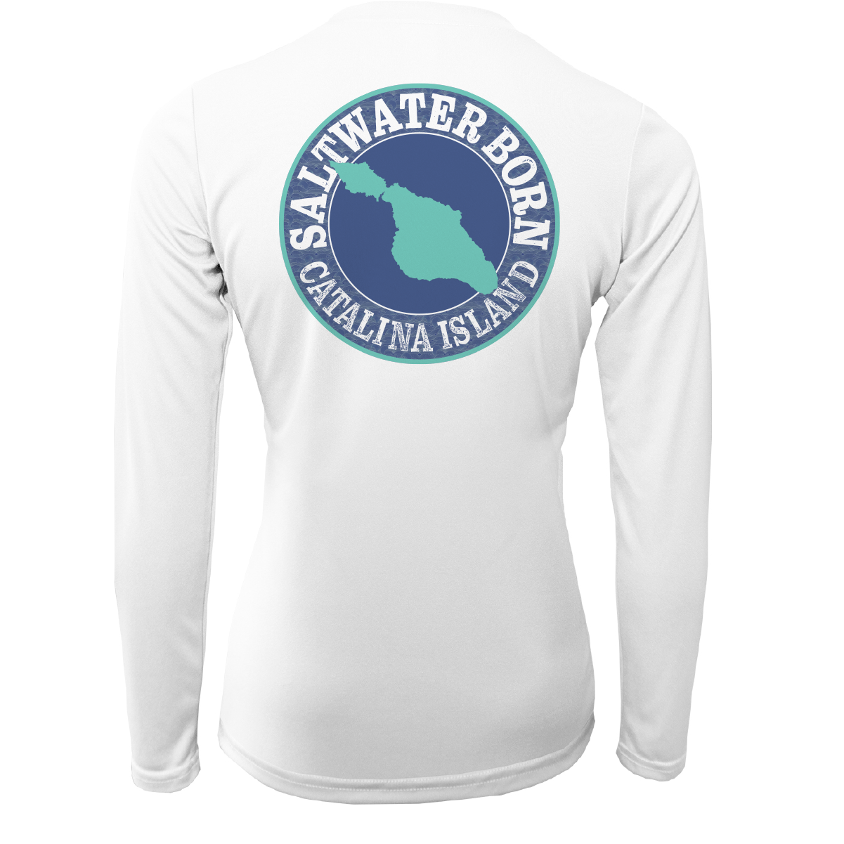 Catalina Island "Saltwater Heals Everything" Long Sleeve UPF 50+ Dry-Fit Shirt