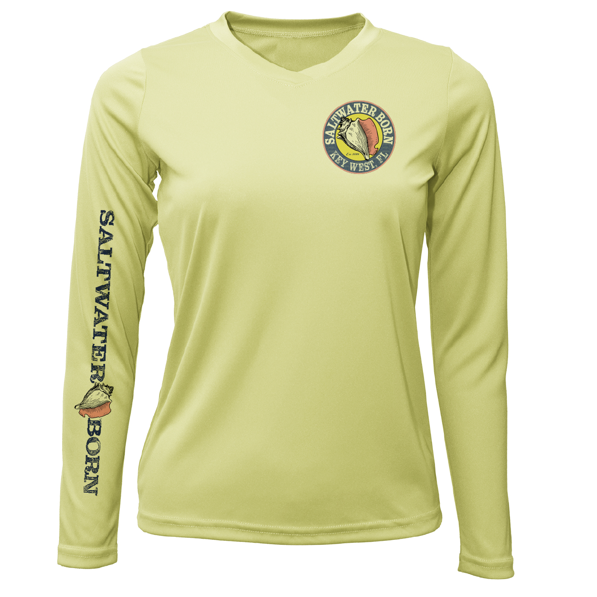 Key West Island Time Women's Long Sleeve UPF 50+ Dry-Fit Shirt