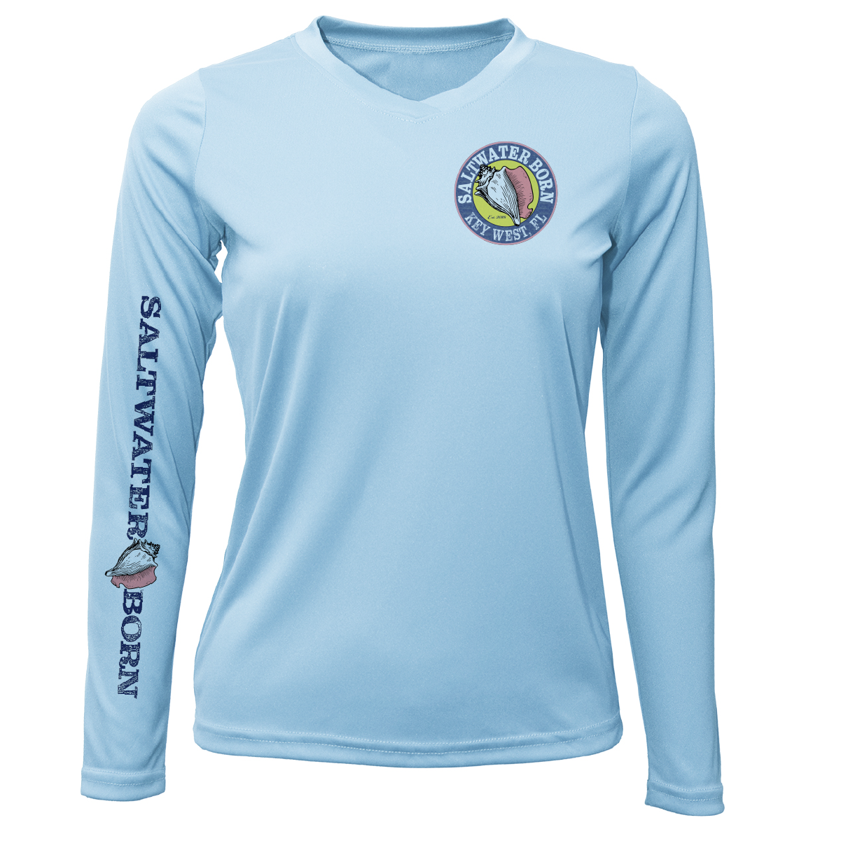 Key West Island Time Women's Long Sleeve UPF 50+ Dry-Fit Shirt