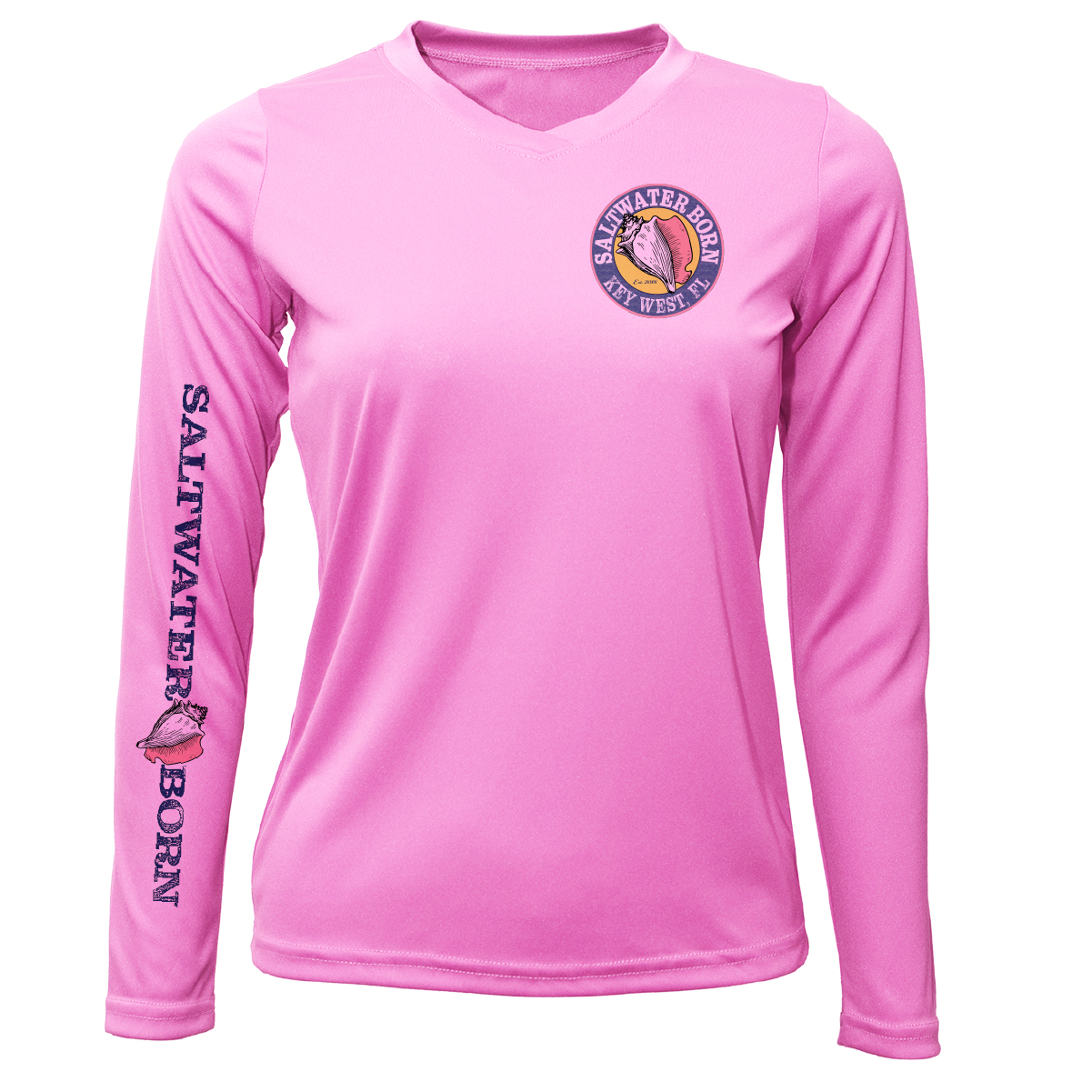Key West Island Time Women's Long Sleeve UPF 50+ Dry-Fit Shirt