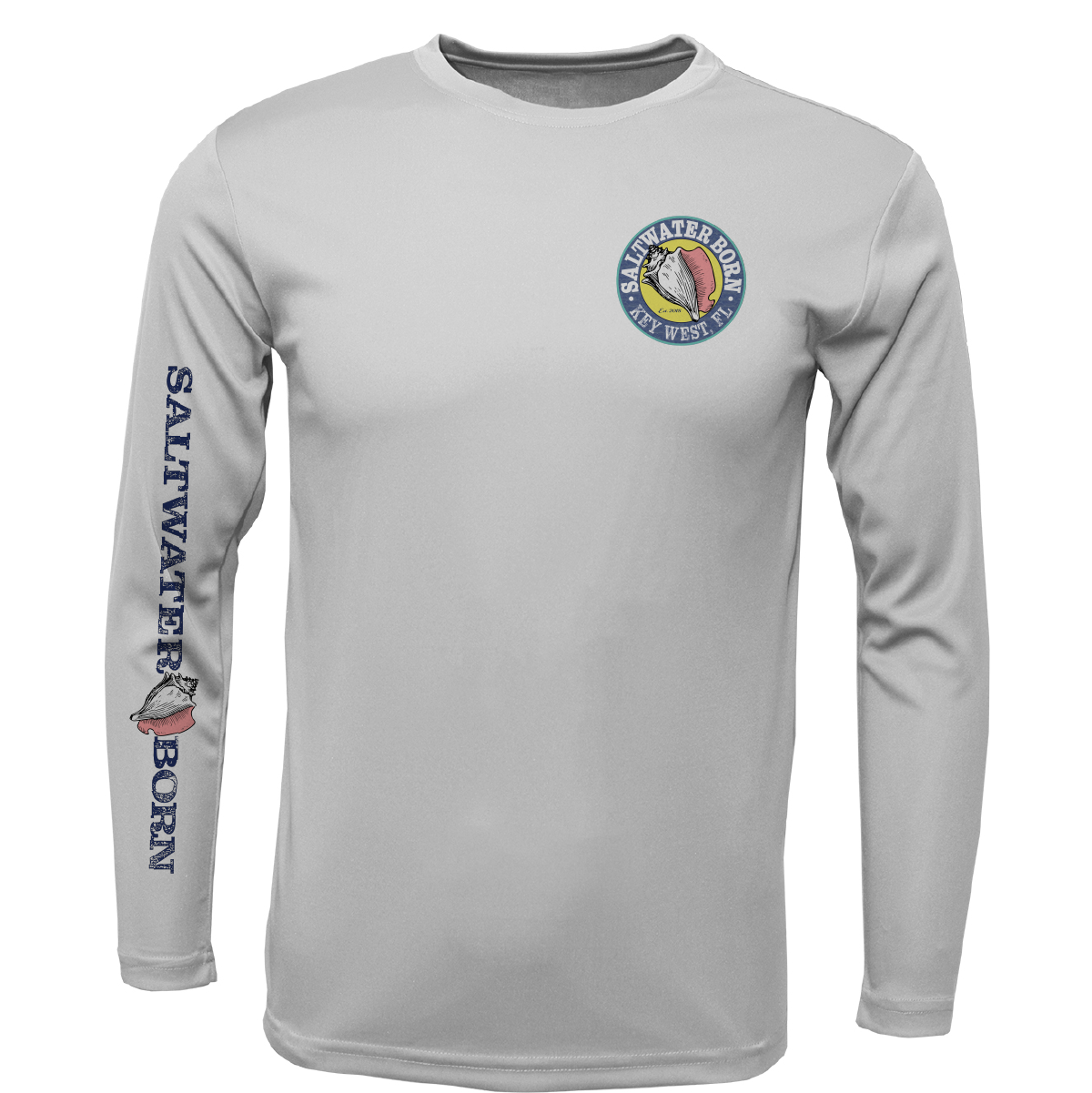 Key West, FL Kraken Men's Long Sleeve UPF 50+ Dry-Fit Shirt