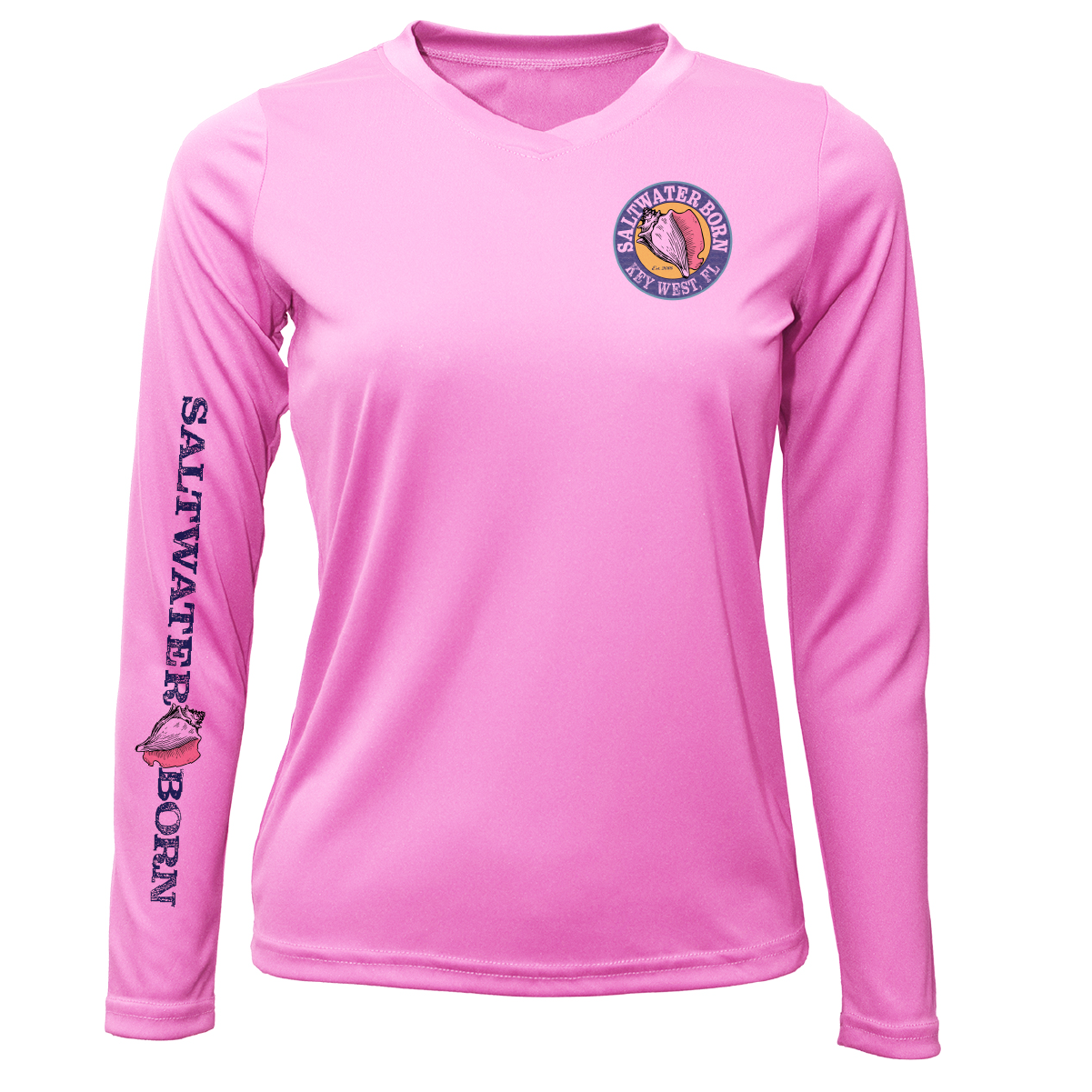 Key West "The Beach Gives me Porpoise" Women's Long Sleeve UPF 50+ Dry-Fit Shirt