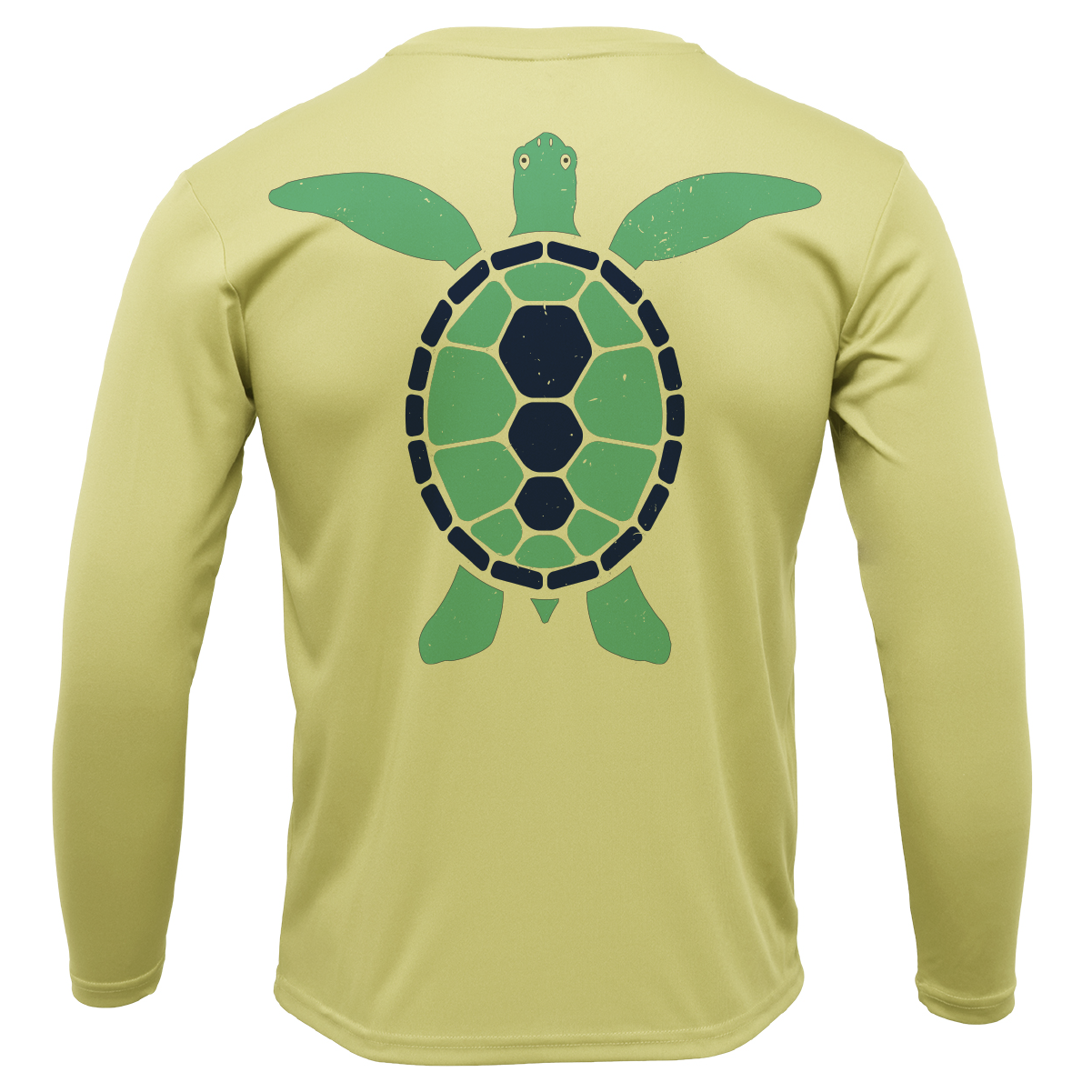 Key West, FL Turtle Men's Long Sleeve UPF 50+ Dry-Fit Shirt