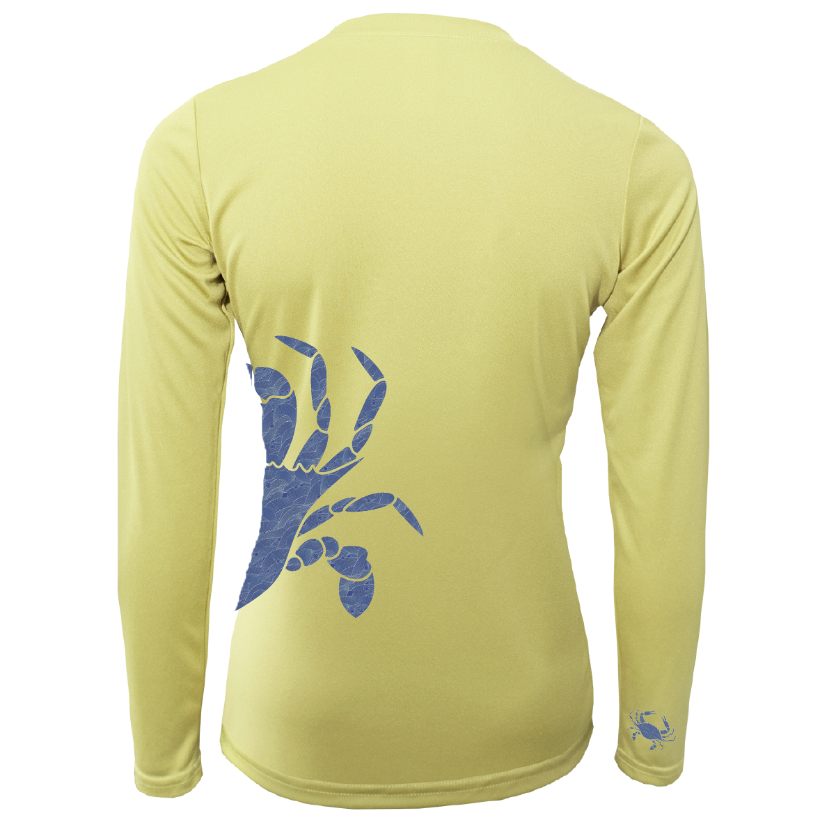 Blue Crab Wrap Women's Long Sleeve UPF 50+ Dry-Fit Shirt