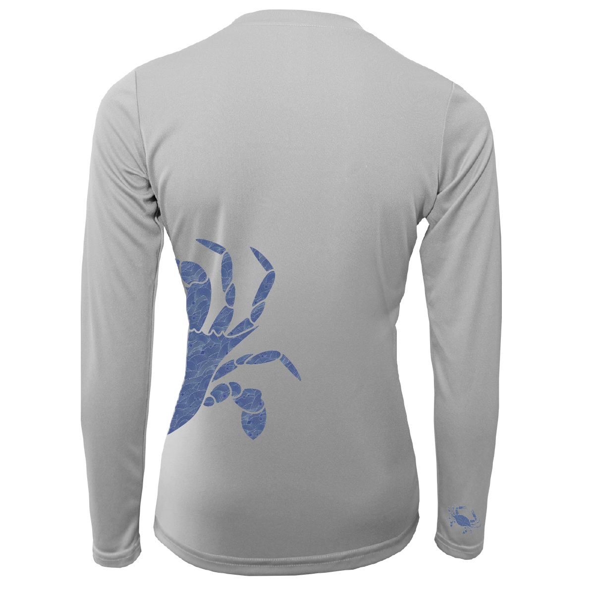 Blue Crab Wrap Women's Long Sleeve UPF 50+ Dry-Fit Shirt