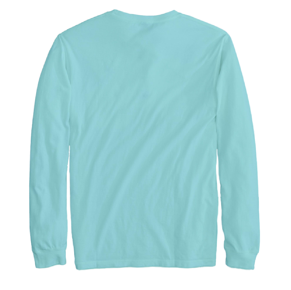 Freshwater Born Linear Logo Men's Cotton Long Sleeve Shirt