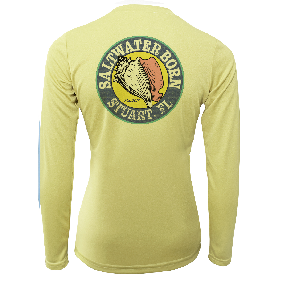 Lat/Long Stuart Florida Girl Long Sleeve UPF 50+ Dry-Fit Shirt