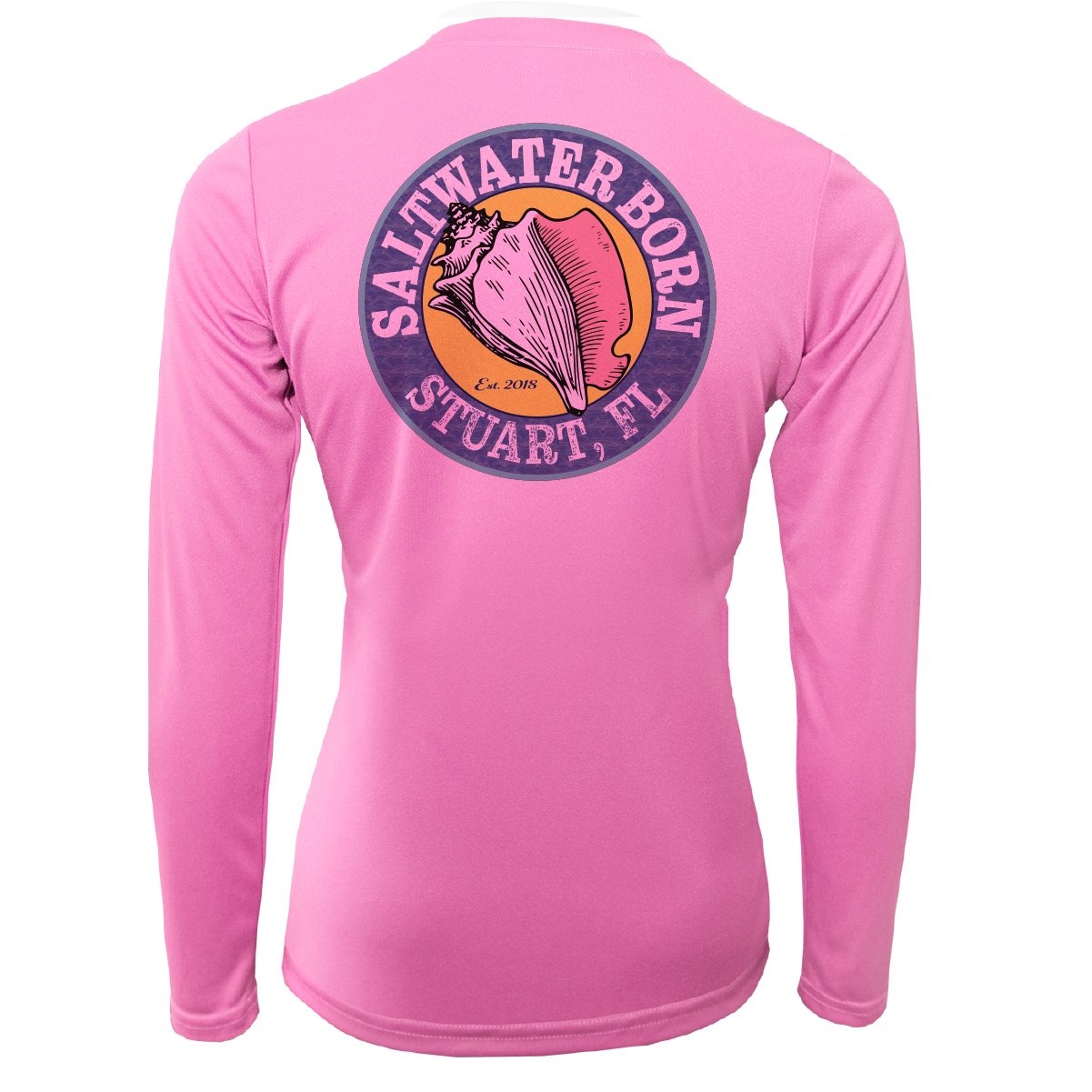 Lat/Long Stuart Florida Girl Long Sleeve UPF 50+ Dry-Fit Shirt