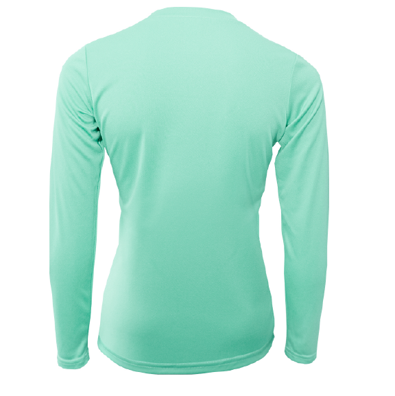 Siesta Key, FL Circle Logo Girl's Long Sleeve UPF 50+ Dry-Fit Shirt