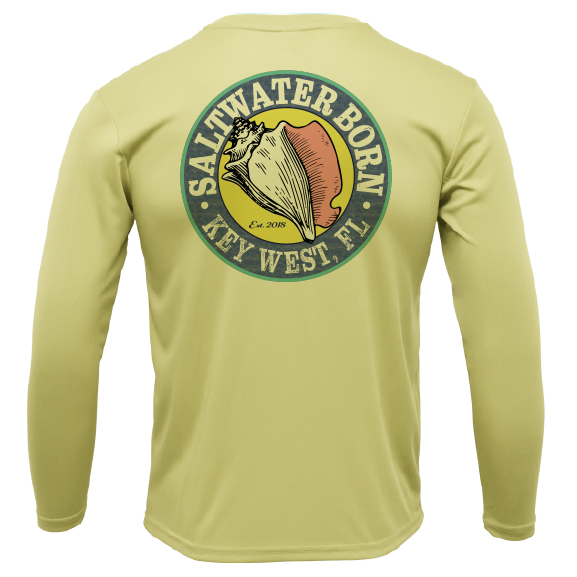 Key West, FL Mahi on Chest Long Sleeve UPF 50+ Dry-Fit Shirt