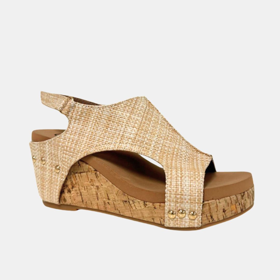The Hannah Slingback Wedge – Cutout Platform Sandal in 8 Stylish Finishes