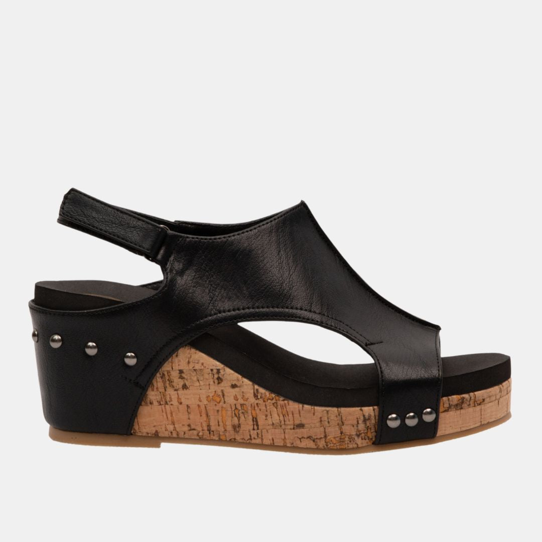 The Hannah Slingback Wedge – Cutout Platform Sandal in 8 Stylish Finishes
