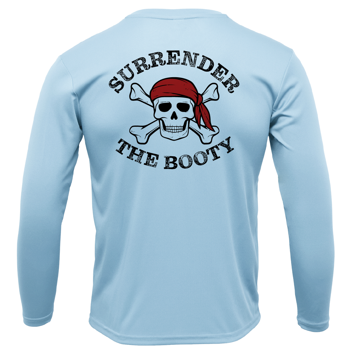 Florida Freshwater Born "Surrender The Booty" Men's Long Sleeve UPF 50+ Dry-Fit Shirt