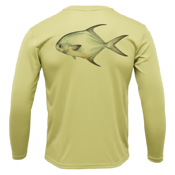 Key West, FL Permit Long Sleeve UPF 50+ Dry-Fit Shirt