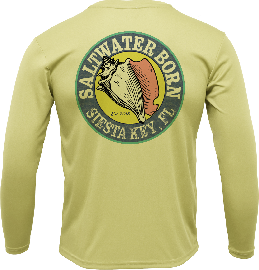 SK Tarpon on Chest Long Sleeve UPF 50+ Dry-Fit Shirt