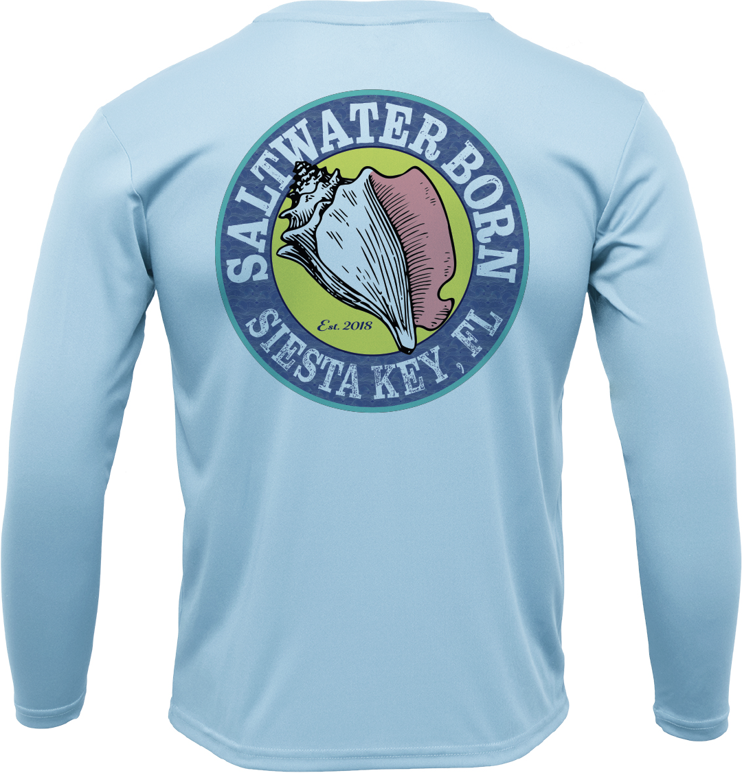 Siesta Key, FL Florida Diver Long Sleeve UPF 50+ Dry-Fit Shirt