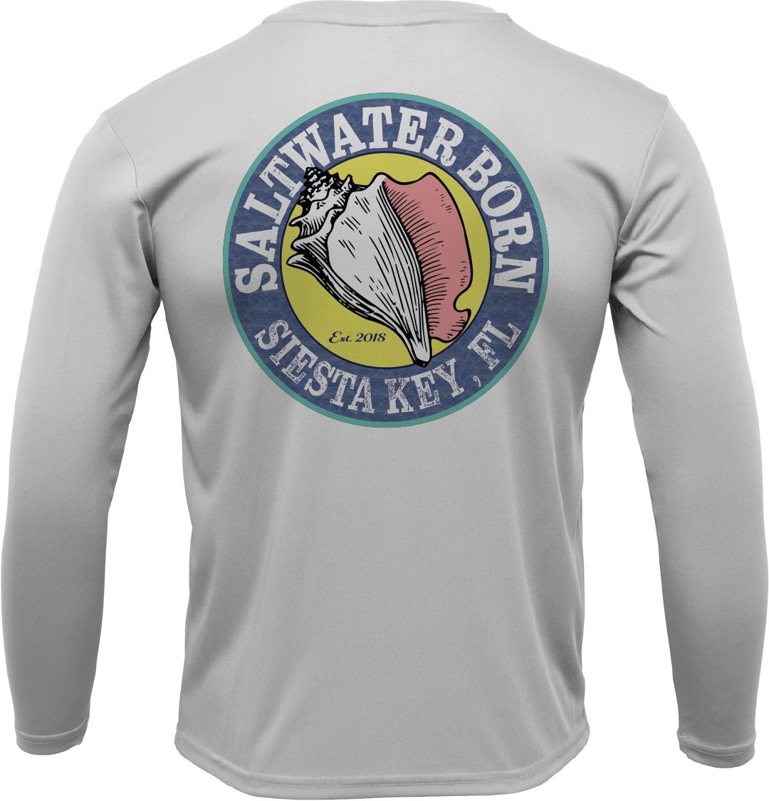 SK Trout on Chest Long Sleeve UPF 50+ Dry-Fit Shirt