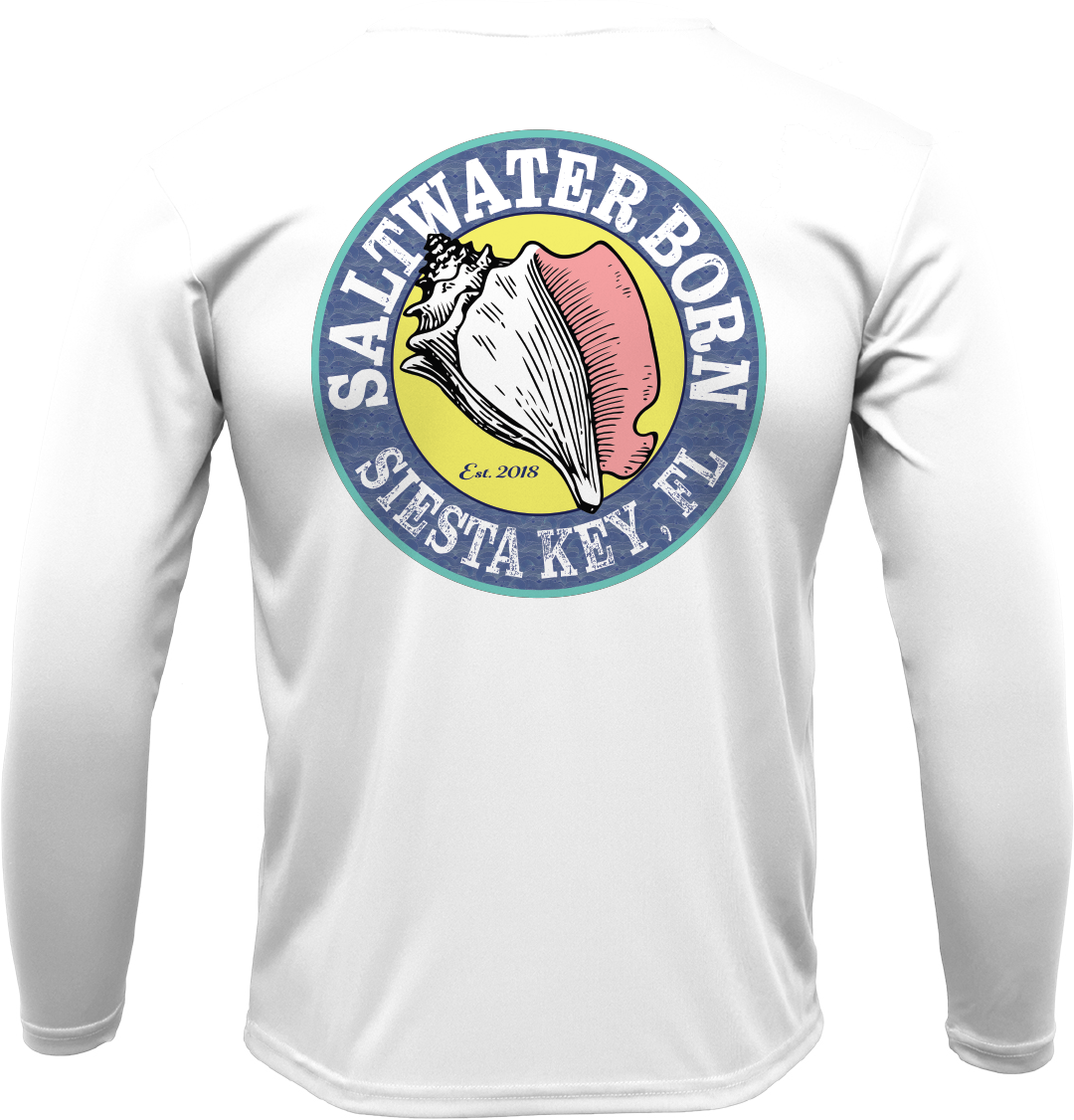 SK Swordfish on Chest Long Sleeve UPF 50+ Dry-Fit Shirt