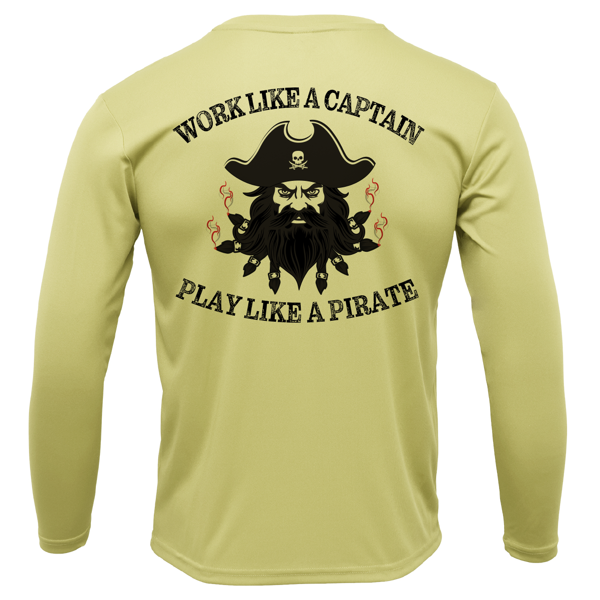 North Carolina Blackbeard Long Sleeve UPF 50+ Dry-Fit Shirt