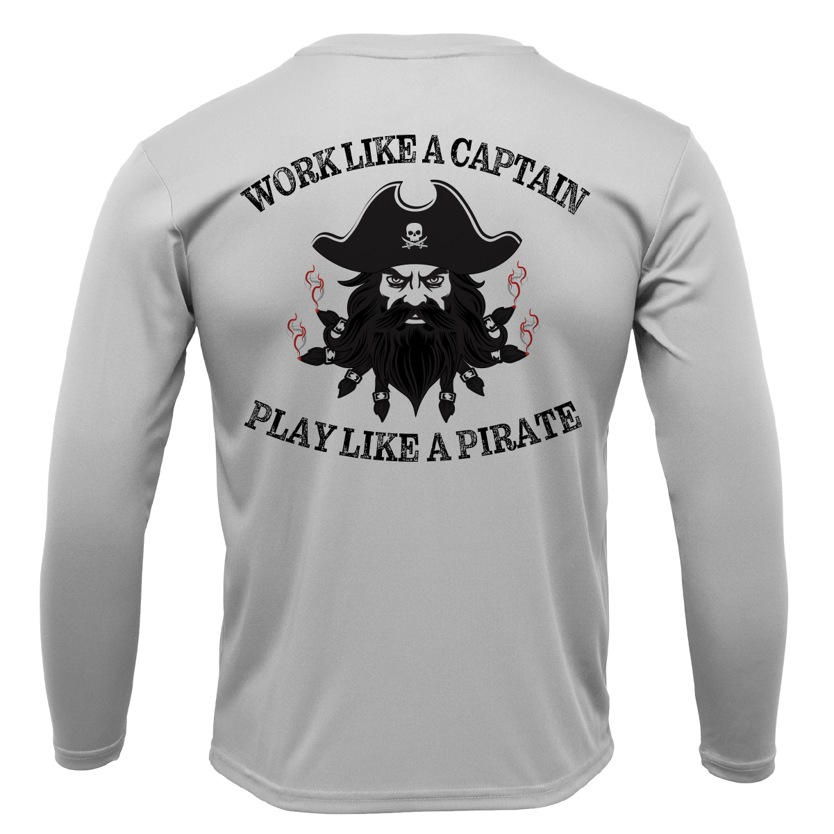 North Carolina Blackbeard Long Sleeve UPF 50+ Dry-Fit Shirt