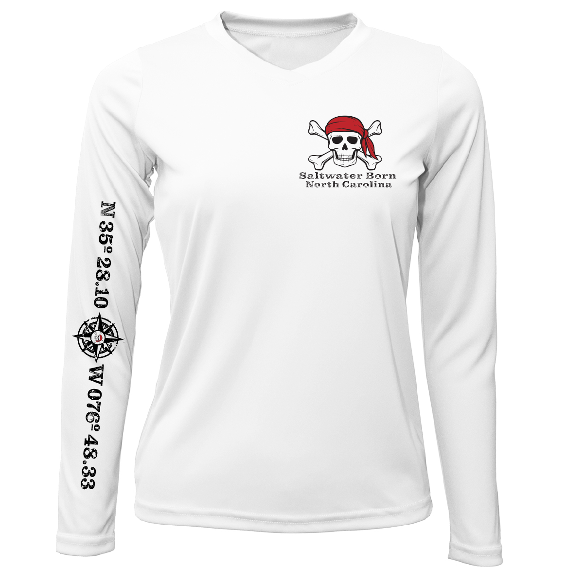 North Carolina Blackbeard Women's Long Sleeve UPF 50+ Dry-Fit Shirt
