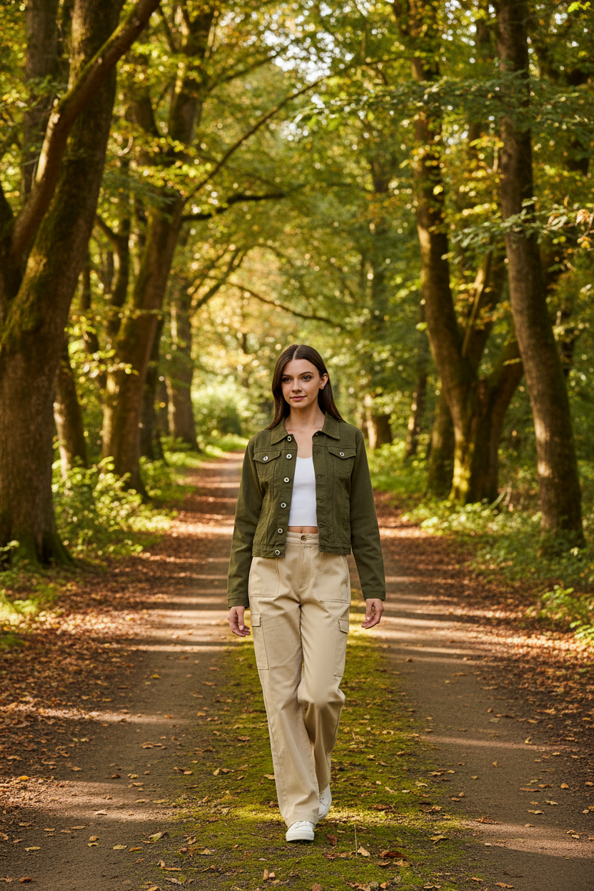 Olive green jacket 