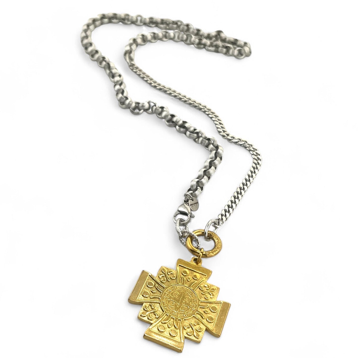 GINA CARMEN ADELE 340-50 MEDALLION NECKLACE