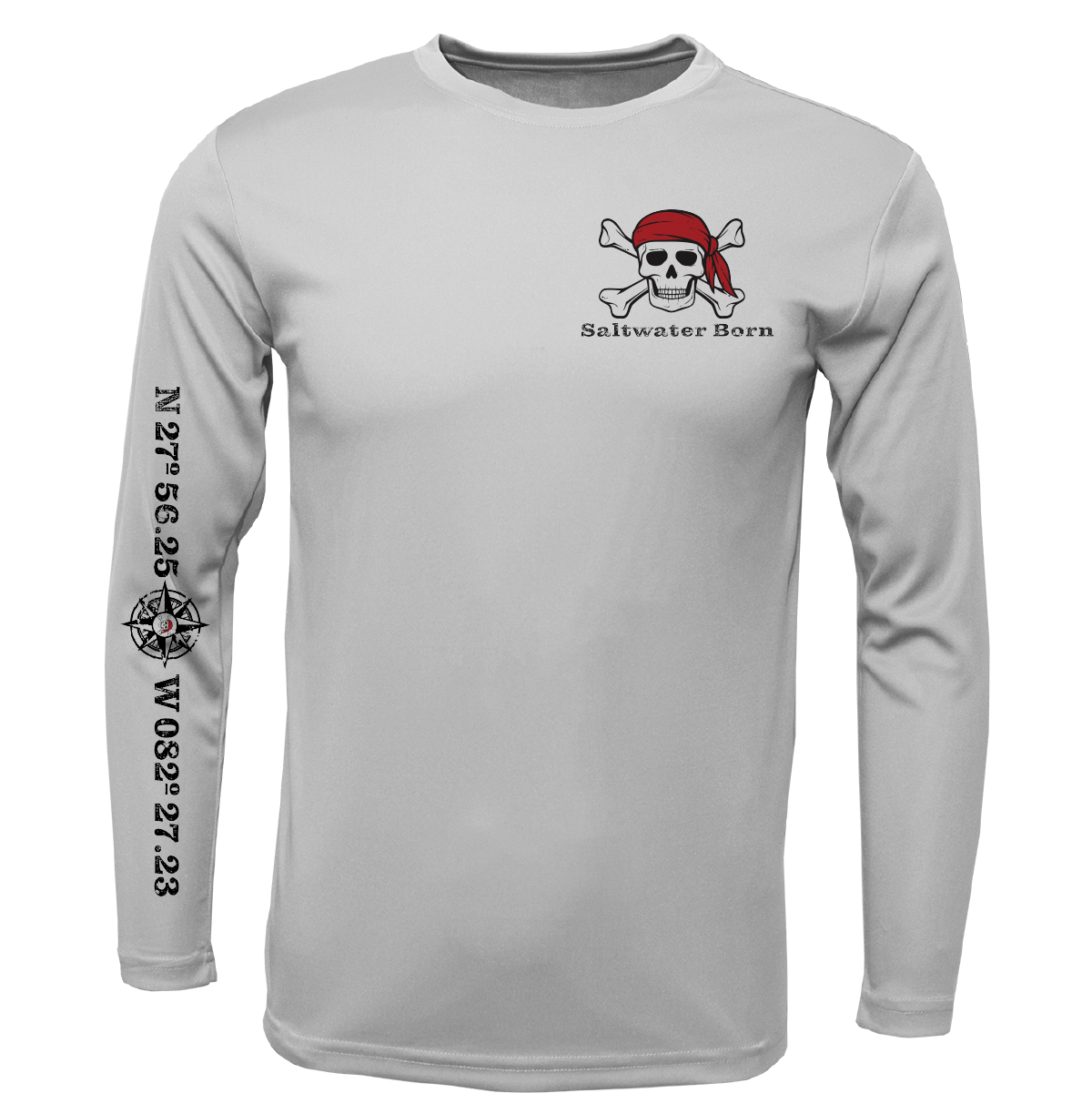 Saltwater Born Blackbeard Long Sleeve UPF 50+ Dry-Fit Shirt