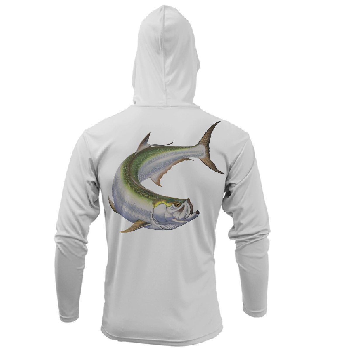 Boca Grande, FL Action Tarpon Long Sleeve UPF 50+ Dry-Fit Hoodie