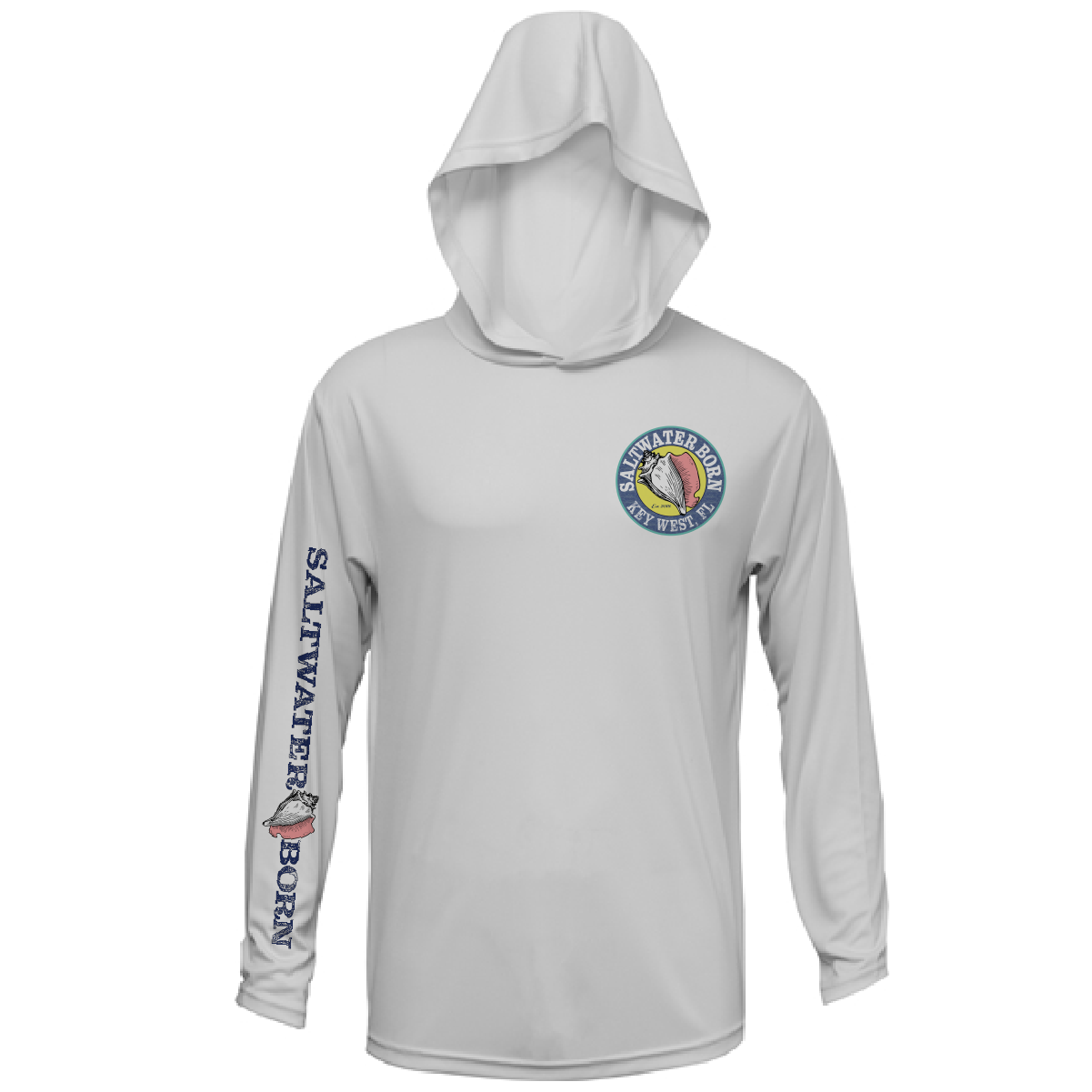 Key West, FL Stone Crab Long Sleeve UPF 50+ Dry-Fit Hoodie