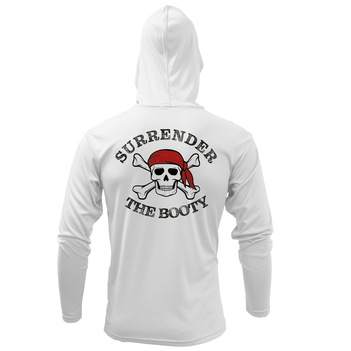 Siesta Key, FL "Surrender The Booty" Long Sleeve UPF 50+ Dry-Fit Hoodie