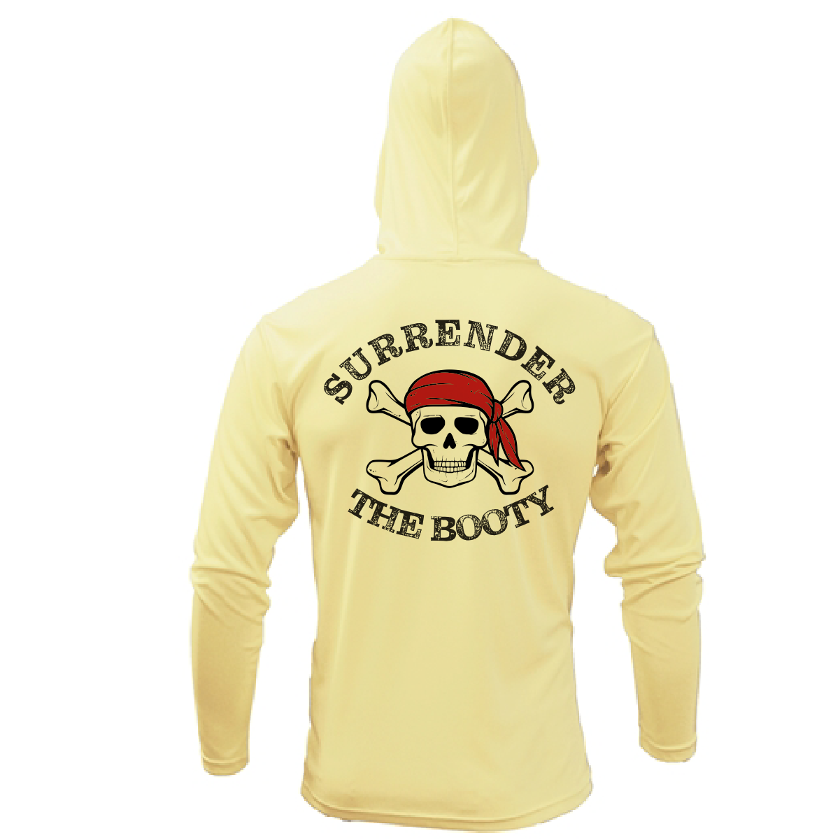 Siesta Key, FL "Surrender The Booty" Long Sleeve UPF 50+ Dry-Fit Hoodie